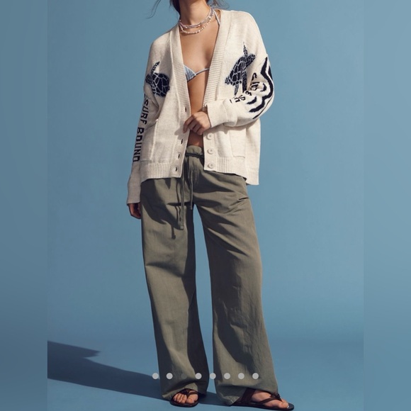 Anthropologie Sweaters - Anthropologie Pilcro Relaxed Sea Turtle Cardigan NWT!